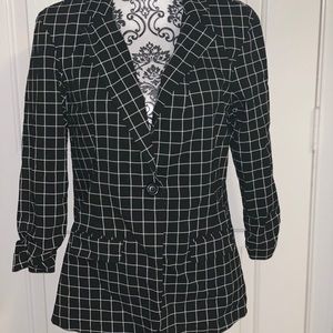 Fitted stretch blazer